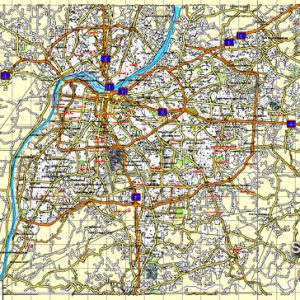 Pdf map Louisville Kentucky 3 10 PDF