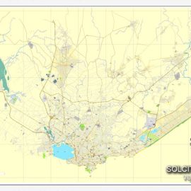 Pdf map Montevideo Uruguai