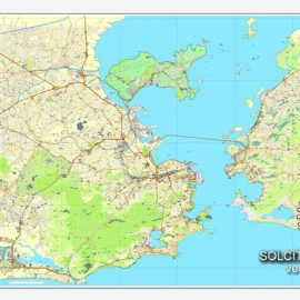 Pdf map Rio de Janeiro Brazil ai