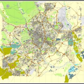 Editable map Lagos Nigeria PDF