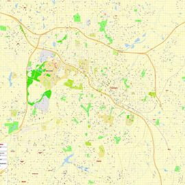 Urban plan Duke University Durham North Carolina SVG