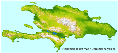 Full vector relief map of the Dominican Republic, exact scale, the ability to bind to the coordinates.
Only terrain without roads. For the design, printing. 
Editable map. 
Free Download.
Corel Draw >>>
Adobe Illustrator CS4 >>>Completo mapa en relieve del vector de la República Dominicana, la escala exacta, la capacidad de unirse a las coordenadas. Único terreno sin caminos. Para el diseño, impresión. Editable map. 
Gratis Descarga. Corel Draw>>> Adobe Illustrator CS4 >> 