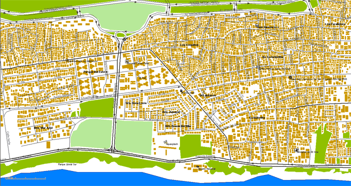 santo domingo review map, republica dominicana