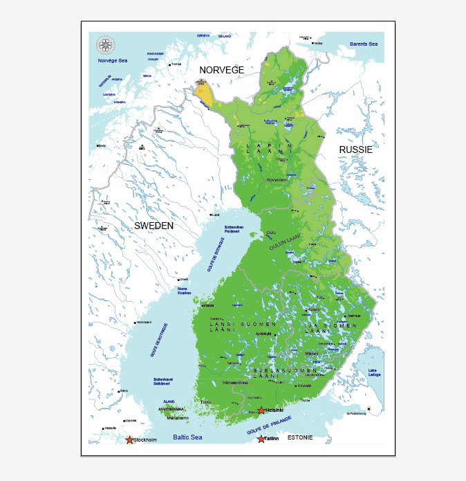 Finland: Free vector Finland maps : Adobe Illustrator, Corel Draw