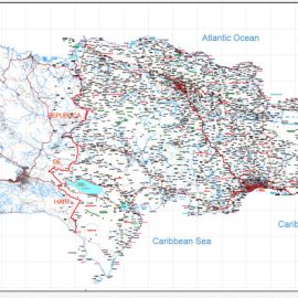 Urban plan Republica Dominicana dxf dwg autocad