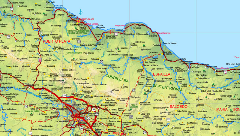Pdf map Dominicana Haiti