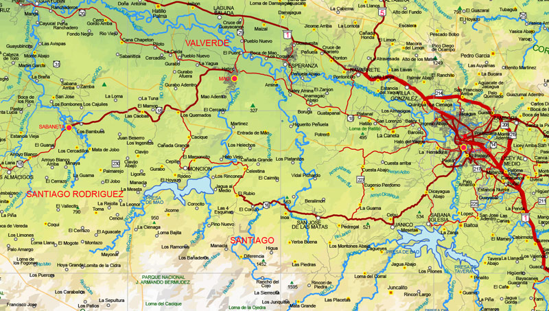 Pdf map Republica Dominicana Haiti