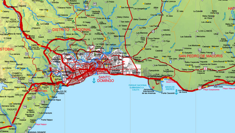 Pdf map full Poland Relief