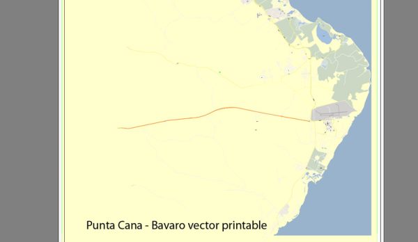 Map Dominicana Punta Cana