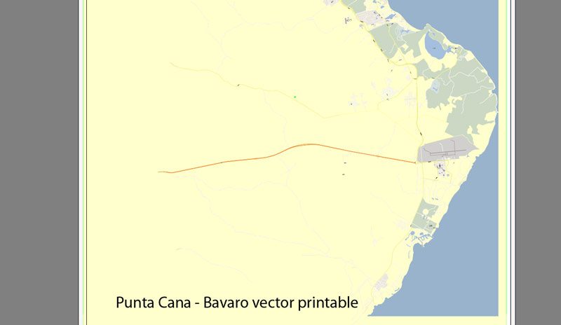 Map Dominicana Punta Cana