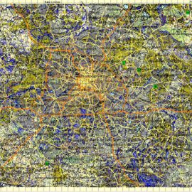 Vector map full Germany Adm Phys CDR