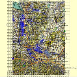 Vector map Bremerhaven Germany ai