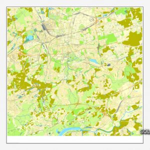 Pdf map Dortmund Germany ai