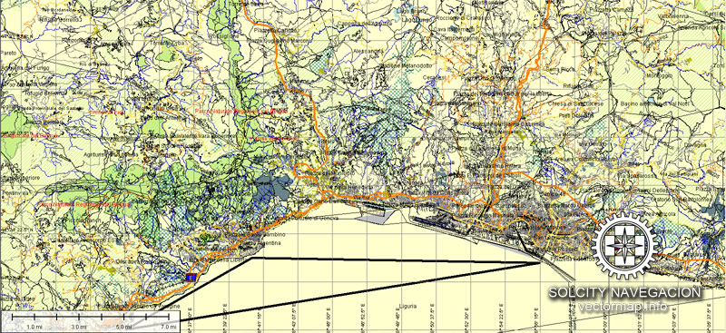 Printable Street Map Of Genoa