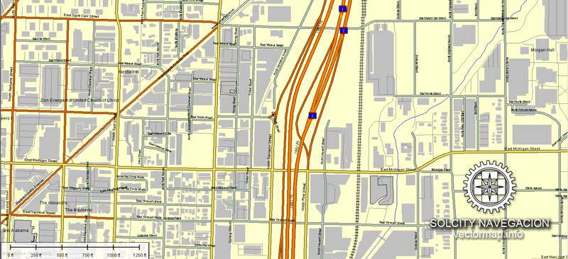 Pdf map Indianapolis