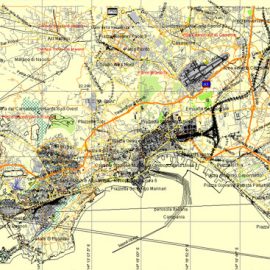 Street map Napoli
