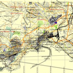 Street map Mainz Wiesbaden Germany ai