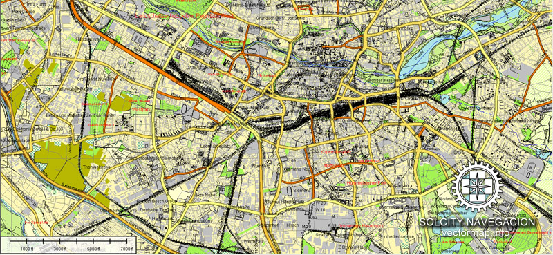 Pdf map Nurnberg