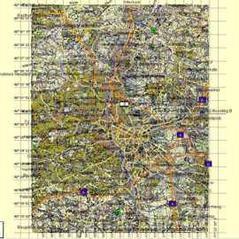 Editable map Nurnberg