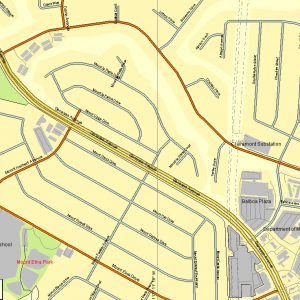 Vector map San Diego Tijuana