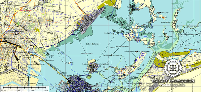 Street map Venice Venezia Italy pdf