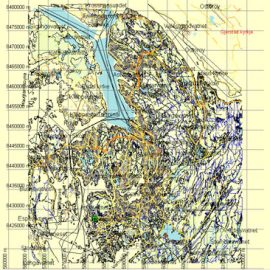 Street map Bergen Norway pdf
