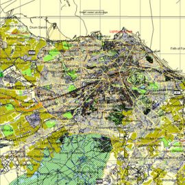 Editable map Edinburgh