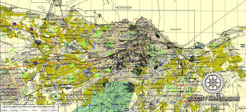 City plan Edinburgh Metro Scotland PDF