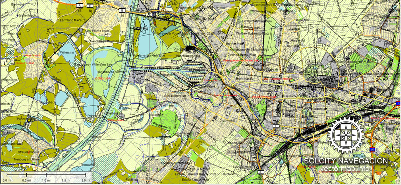Pdf map Karlsruhe