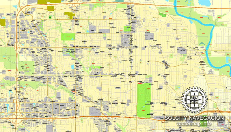 Des Moines Iowa Us Printable Vector Street City Plan Map Full