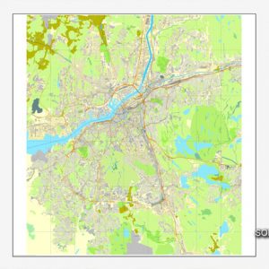 City map Gothenburg Sweden Goteborg Sverige