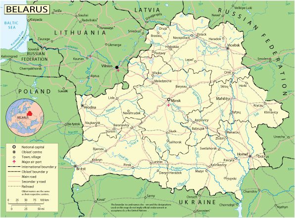 Belarus: Free download vector map Belarus, Adobe Illustrator, download now