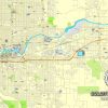 Editable map Spokane