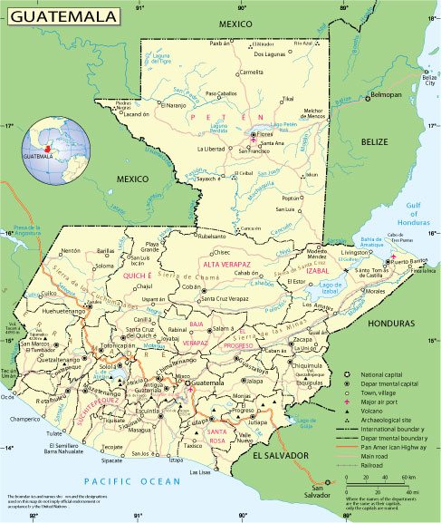 Guatemala: Free vector map Guatemala, Adobe Illustrator, download now maps vector clipart