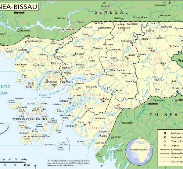 Free vector map Guinea-Bissau, Adobe Illustrator, download now maps vector clipart >>>>> Map for design, projects, presentation free to use as you like.
