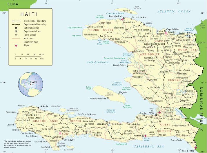 Haiti: Free vector map Haiti, Adobe Illustrator, download now maps vector clipart