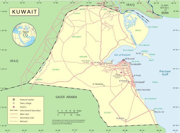 Free vector map Kuwait, Adobe Illustrator, download now maps vector clipart >>>>> Map for design, projects, presentation free to use as you like.