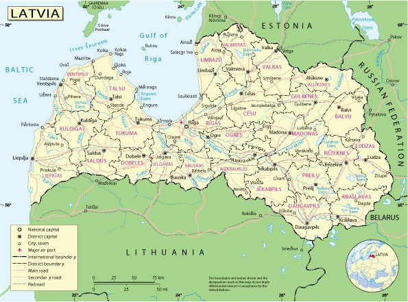 Latvia: Free vector map Latvia, Adobe Illustrator, download now maps vector clipart