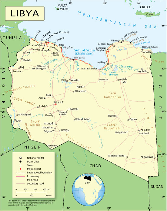 Libya: Free vector map Libya, Adobe Illustrator, download now maps vector clipart