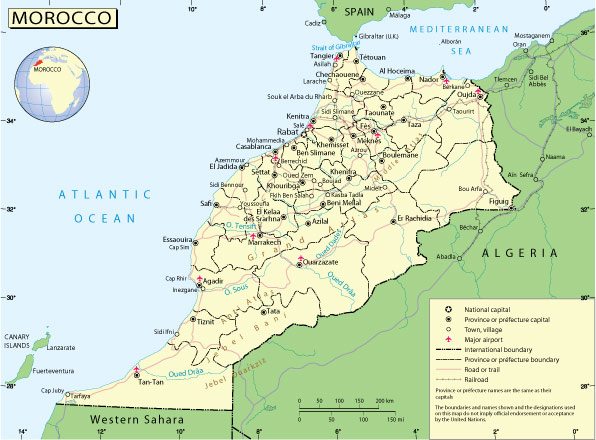 Morocco: Free vector map Morocco, Adobe Illustrator, download now maps vector clipart