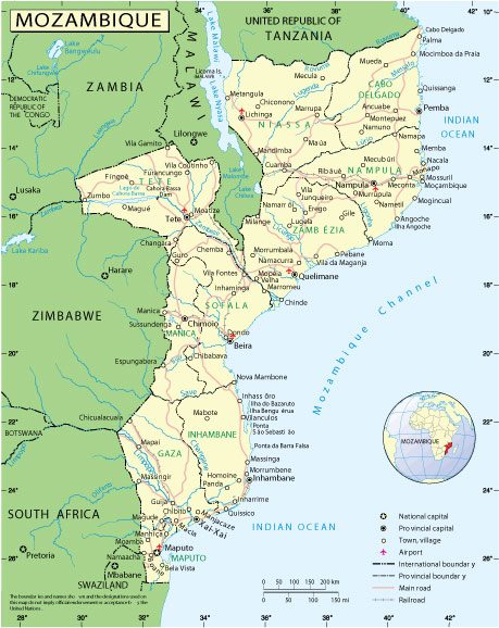 Mozambique: Free vector map Mozambique, Adobe Illustrator, download now maps vector clipart