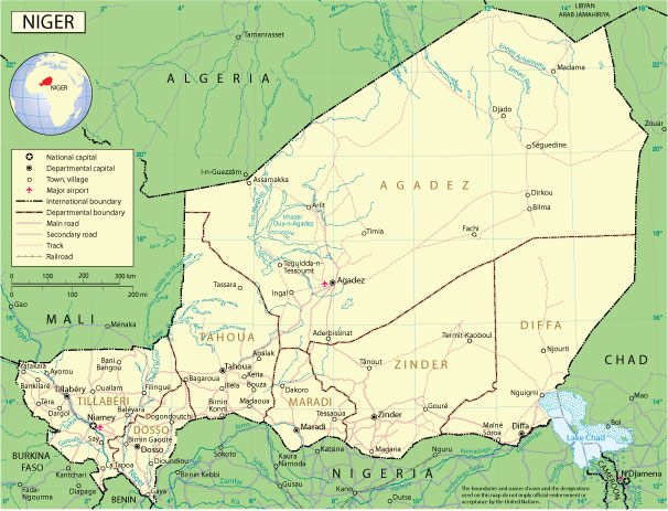 Niger: Free vector map Niger, Adobe Illustrator, download now maps vector clipart