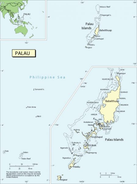 Palau: Free vector map Palau, Adobe Illustrator, download now maps ...