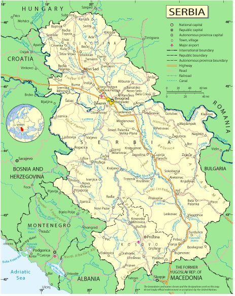Serbia: Free vector map Serbia, Adobe Illustrator, download now maps vector clipart