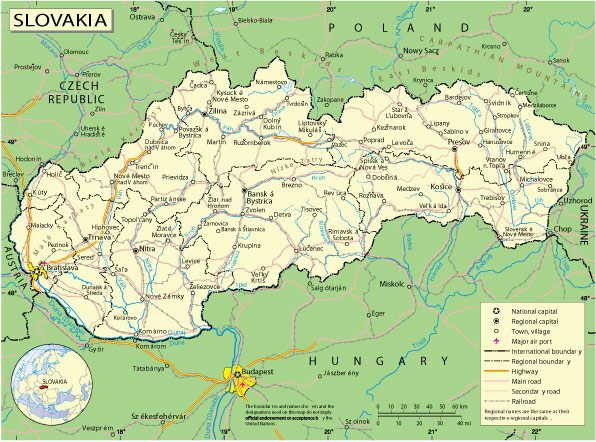 Slovakia: Free vector map Slovakia, Adobe Illustrator, download now maps vector clipart