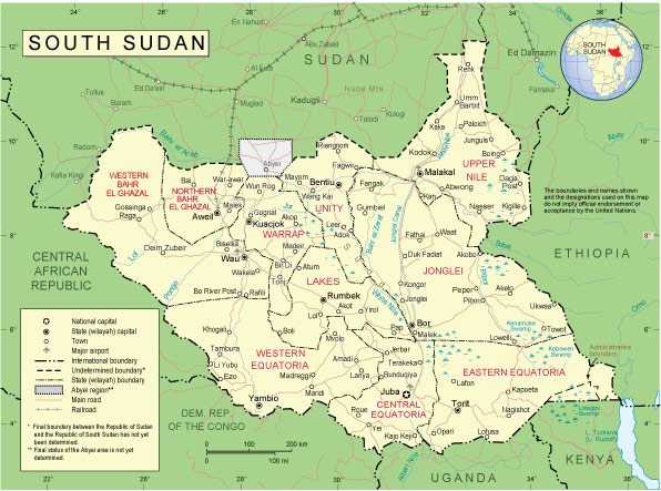 Free vector map South Sudan, Adobe Illustrator, download now maps vector clipart >>>>> Map for design, projects, presentation free to use as you need.