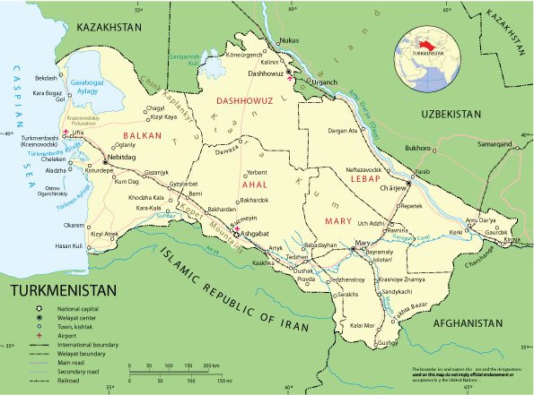 Turkmenistan: Free vector map Turkmenistan, Adobe Illustrator, download now maps vector clipart