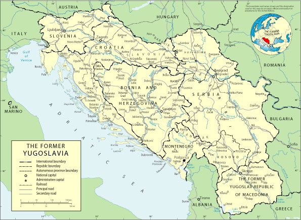 Yugoslavia: Free vector map Former Yugoslavia Adobe Illustrator, download now maps vector clipart