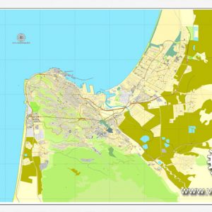 Pdf map Haifa Israel eng AI