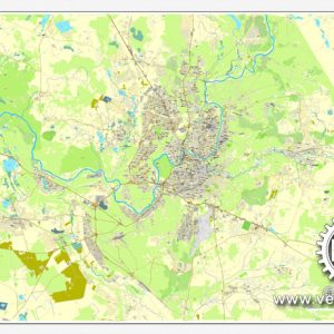 Pdf map Vilnius Lithuania PDF